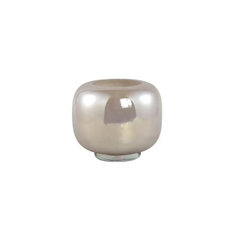 Vase – Runde Form, Glas Material, Braun, Mit Fuß, S – Mexx | PTMD Sale