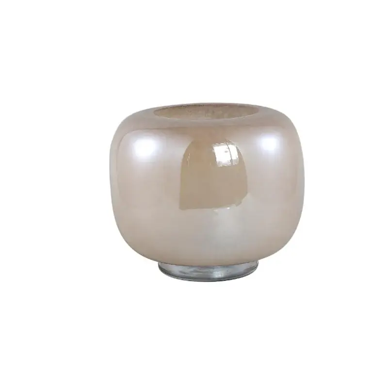 Schnäppchen Vase – Runde Form, Glas Material, Braun, Mit Fuß, L – Mexx | PTMD