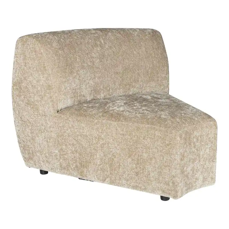 Solange Der Vorrat Reicht Ecksofa – creme Oberfläche, Stoffbezug, Eckelement Modul – Lujo | PTMD