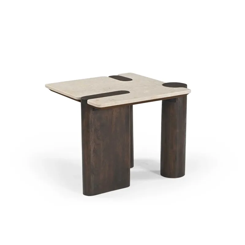 Beistelltisch – Braune Marmor Oberfläche, Marmor Material, Modernes Design – Maeve | Starfurn Saisonangebot