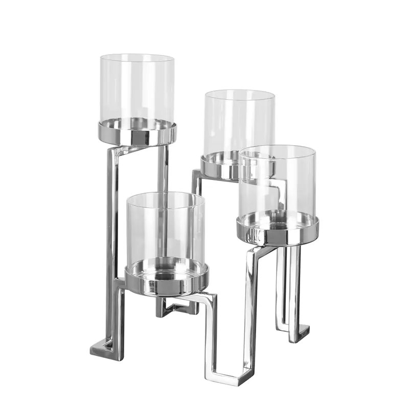 Preis Gesenkt Kerzenhalter – Geometrisches Design, Hochformat, Glaseinsatz - GRANT | Fink Living
