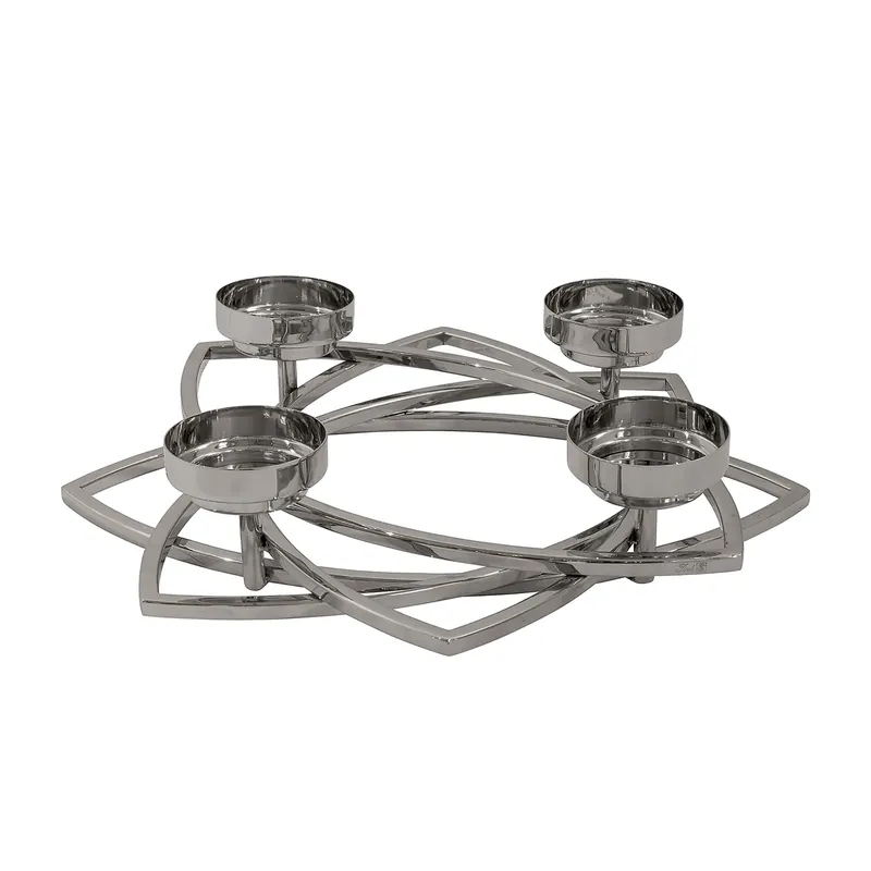 Kerzenhalter – Multifunktionales Design, Runde Form, Glanzoptik - ZAPPORA | Fink Living Echt
