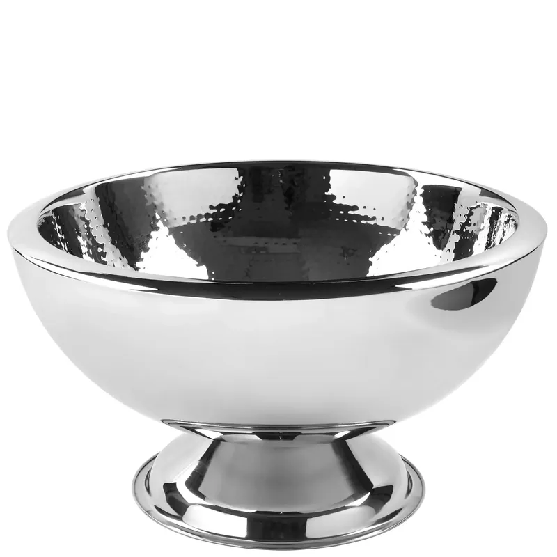 Bowle – Stahlglanz, Doppelwandig, Innengehämmert - KALAS | Fink Living Neue Kollektion