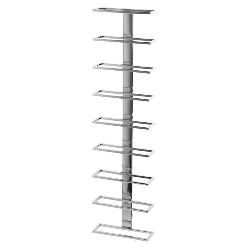 Weinregal – Hängendes Design, Rechteckige Form, Edelstahlmaterial, Nickel – VINOLO | Fink Living Preisknaller