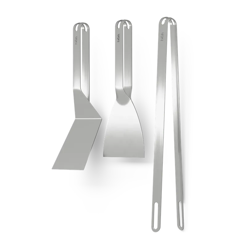 Grillbesteckset – Dreiteilig, Edelstahl, Langlebig | höfats Online Kaufen