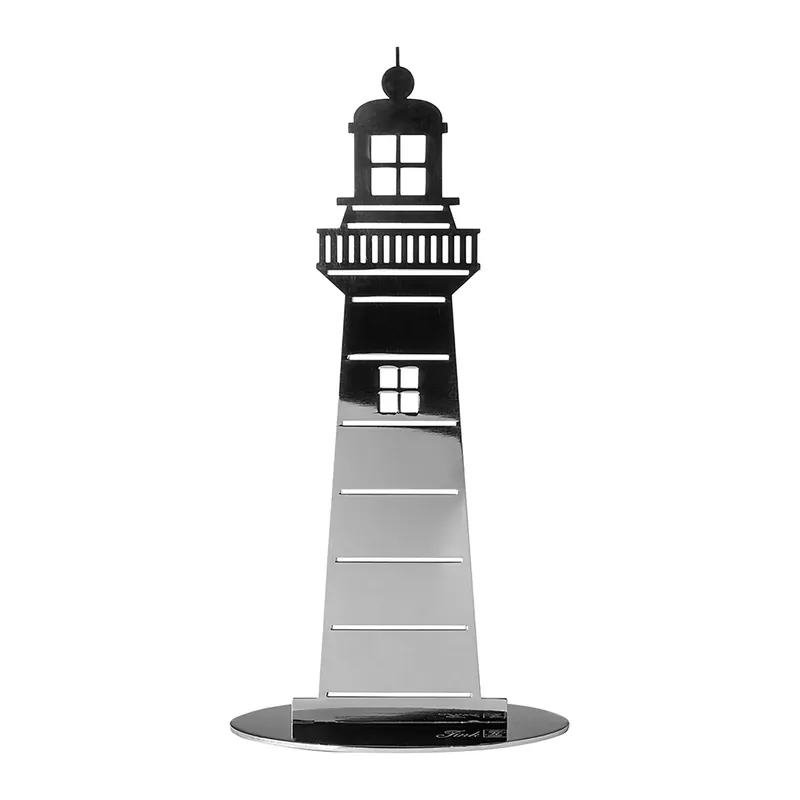 Deko-Leuchtturm – Maritimes Design, Edelstahl, Outdoorgeeignet - Lighthouse | Fink Living or ganto Neue Ware