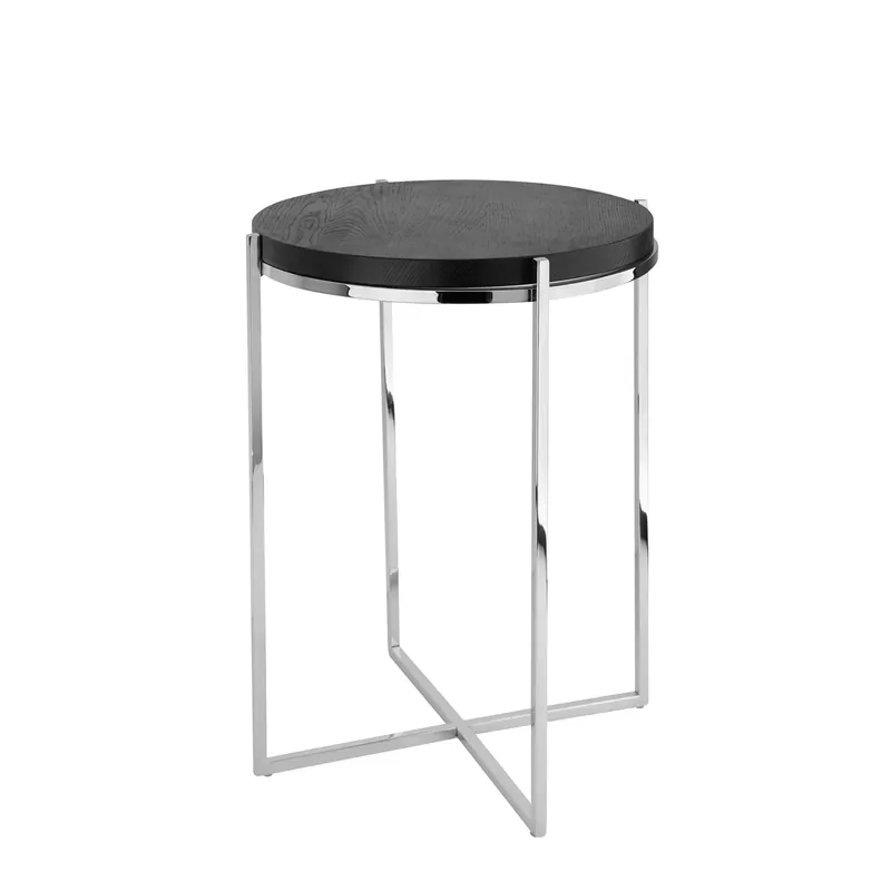 Billig Beistelltisch – Eiche, Edelstahl, Modern - Brixton | Fink Living