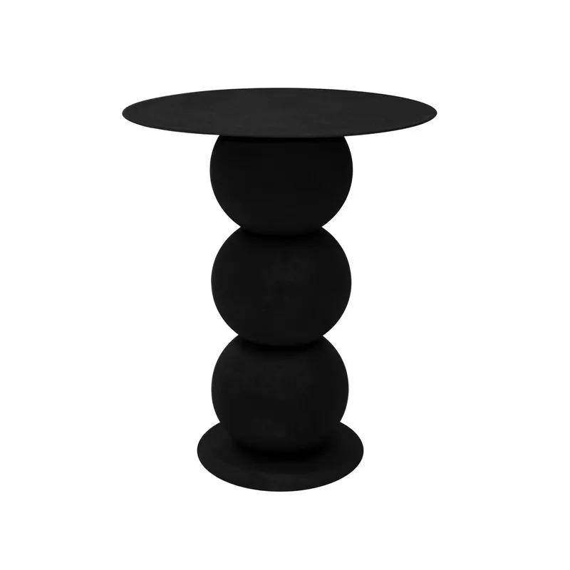 Meistverkauft Beistelltisch – Schwarzes Metall, Modernes Design, Vielseitige Form - Rua | Kick Collection