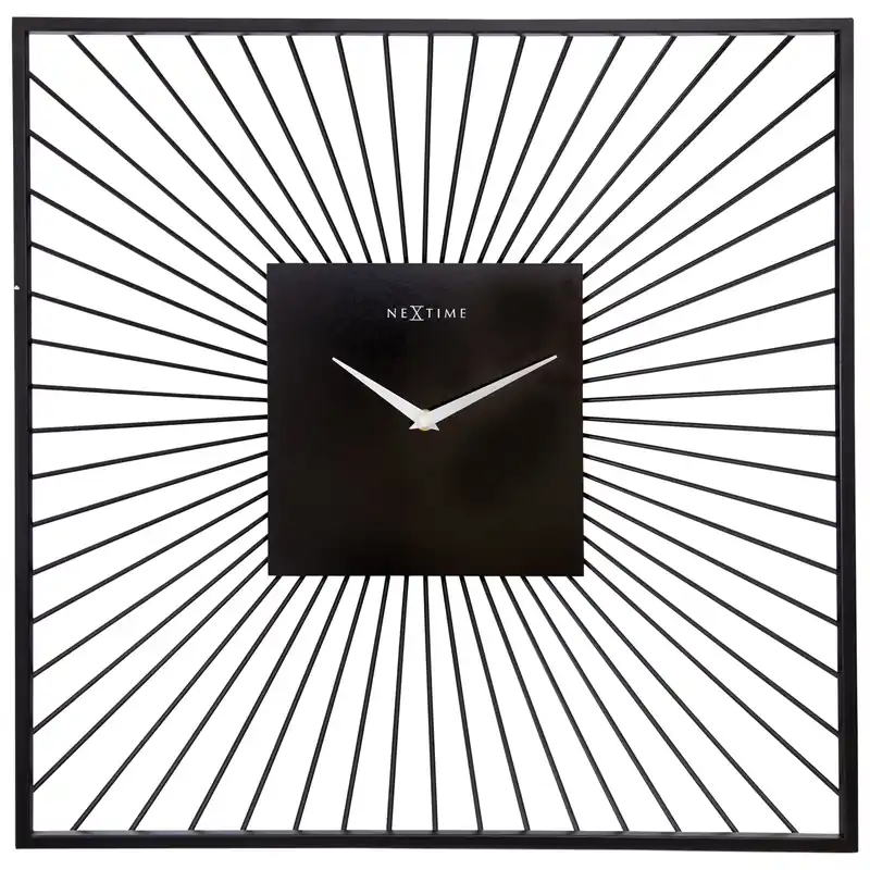 Wanduhr – Lautloses Uhrwerk, Drahtdesign, Skulpturale Optik - Vasco | NeXtime Expressversand