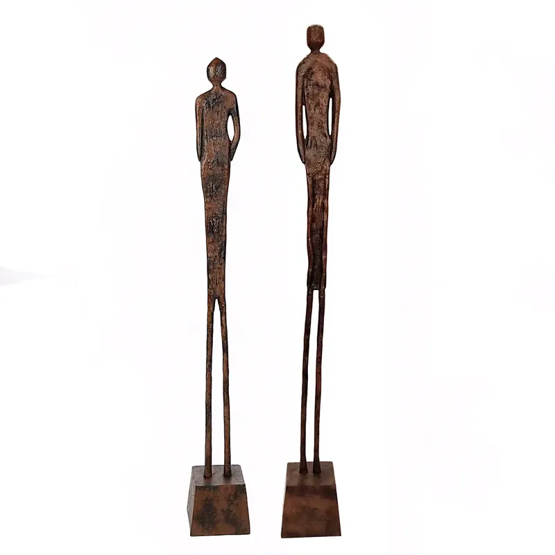 Direkt Vom Hersteller Skulptur – Antike Optik, Braunes Aluminium, Schlanke Form - Augusto | Gilde
