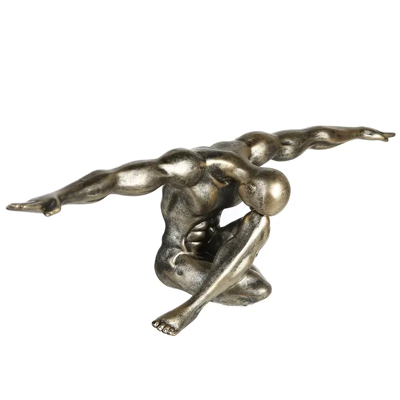 Direkt Vom Hersteller Skulptur – Champagnerfarbe, Antike Optik, Matter Schimmer, Höhe 20 cm - Cliffhanger | Gilde