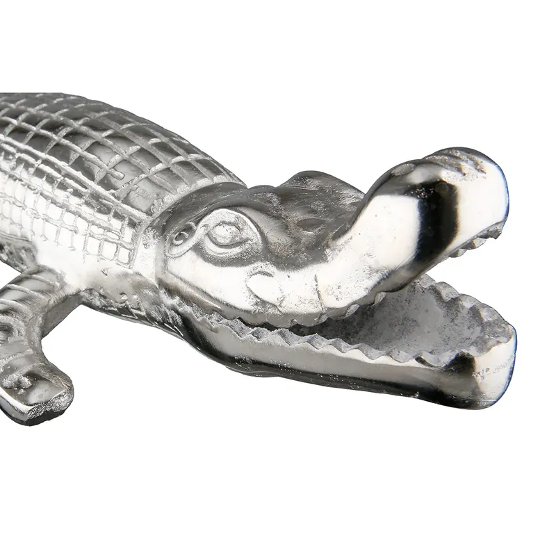 Figur – Krokodil Design, Schuppen Struktur, Antik Finish - Spike | Gilde Geprüft
