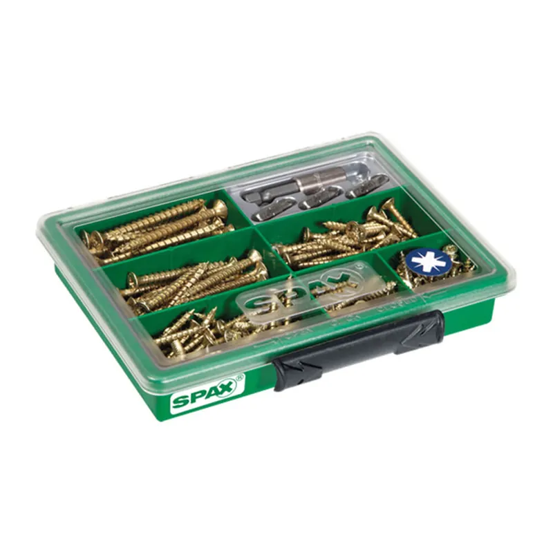 Zertifiziert SPAX Sortiment Pozi klein mit Bits