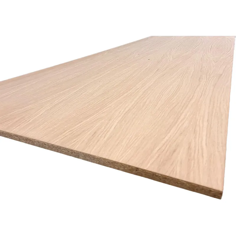 Furnierte Spanplatte Eiche (blumig) Neu