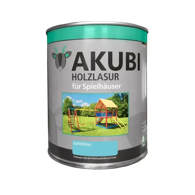 Preiswert Akubi Kindermalfarbe 750 ml Karibikblau