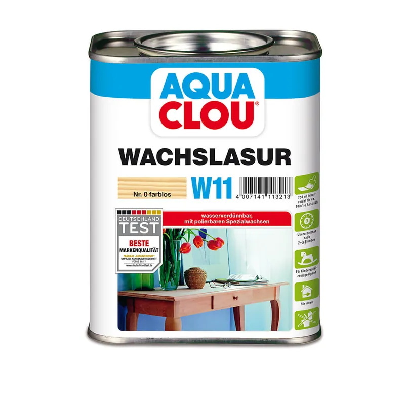 CLOU W11 Aqua Wachslasur Finale Aktion