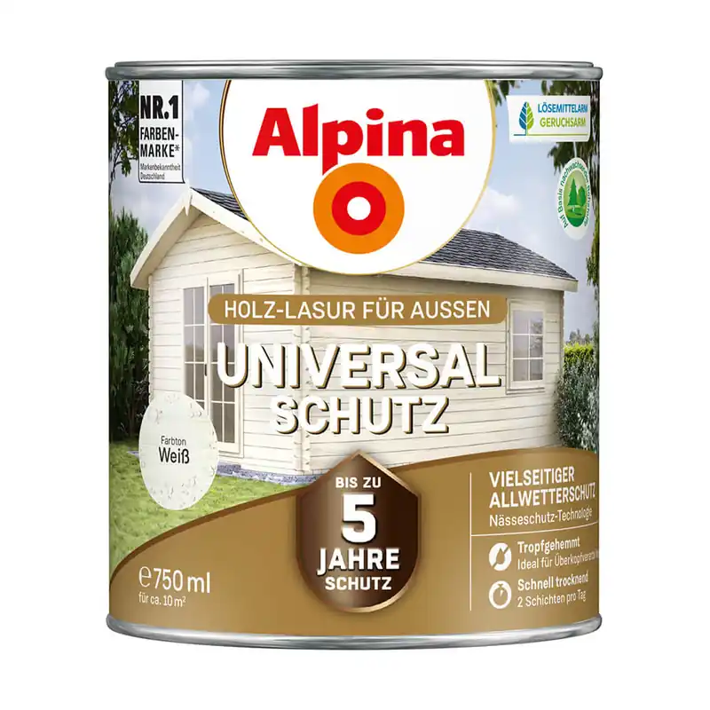 Mega-Angebot Alpina Universalschutz Holzlasur