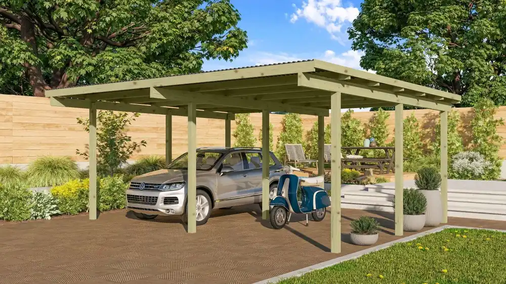 Doppelcarport Eco 1 Top-Preis