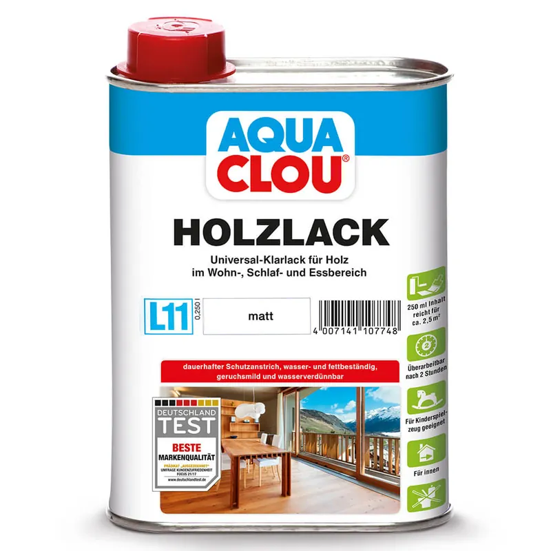 Rabatt Clou L11 Aqua Holzlack