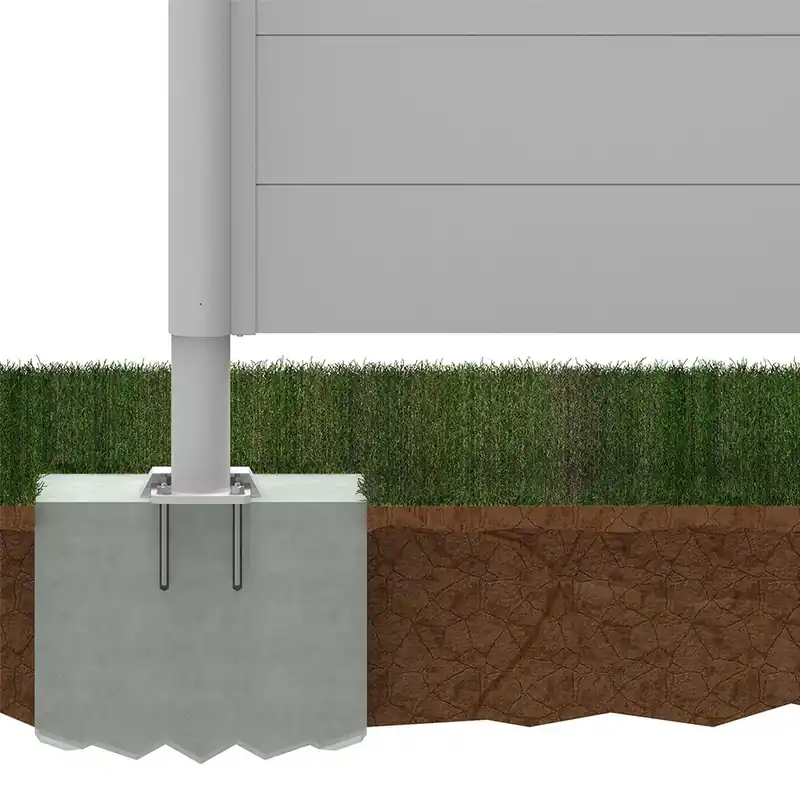 Steher für Sichtschutz, Biohort Finale Aktion