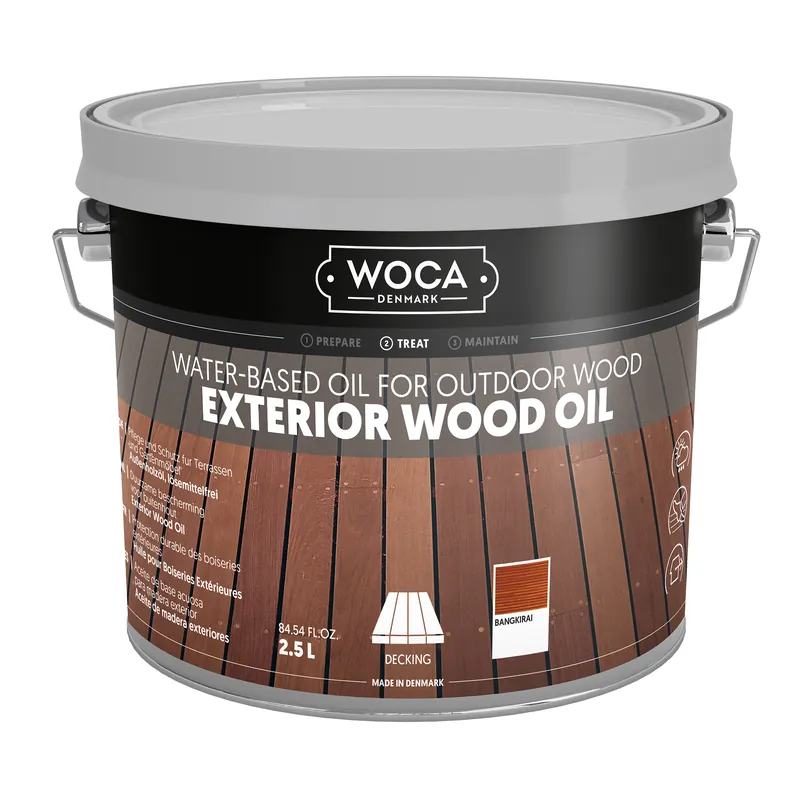 Saisonangebot WOCA Exterior Öl Bangkirai 2,5L