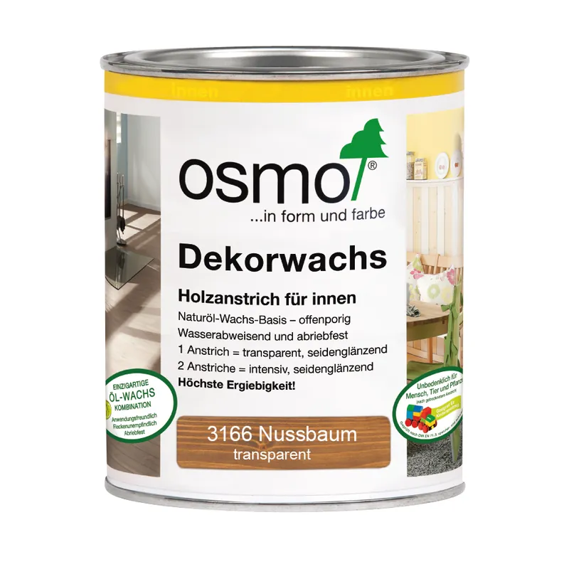 Angebot Osmo Dekorwachs transp. Nussbaum 750ml