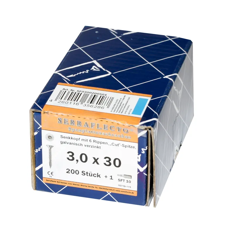 Super-Preis Spanplattenschrauben 3,0x30 mm