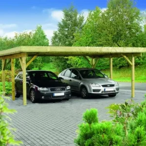 Bestseller MrGardener Doppelcarport Hamburg 1, ALU