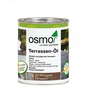 Preisreduziert Osmo Holz-Spezial-öl 021 Mooreiche (geeignet für thermisch behandelte Hözer)