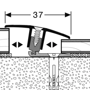 Angebot Combi + Übergangs-Profil Alu-Sand 270 cm