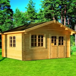 MrGardener Gartenhaus Alaska 3 2DF, DT 70 mm Direkt Vom Hersteller