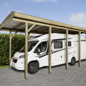 Sichere Zahlung MrGardener Wohnmobil-Einzelcarport Bremen 1, Dacheindeckung Aluminium