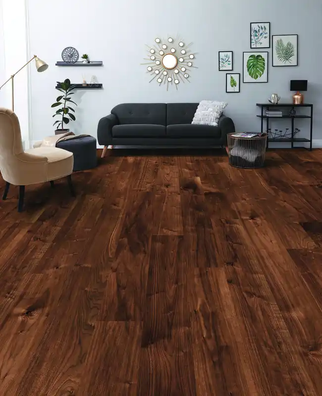Sonderaktion ZIRO Designboden Naturalan Walnut Makay mit Klickverbindung