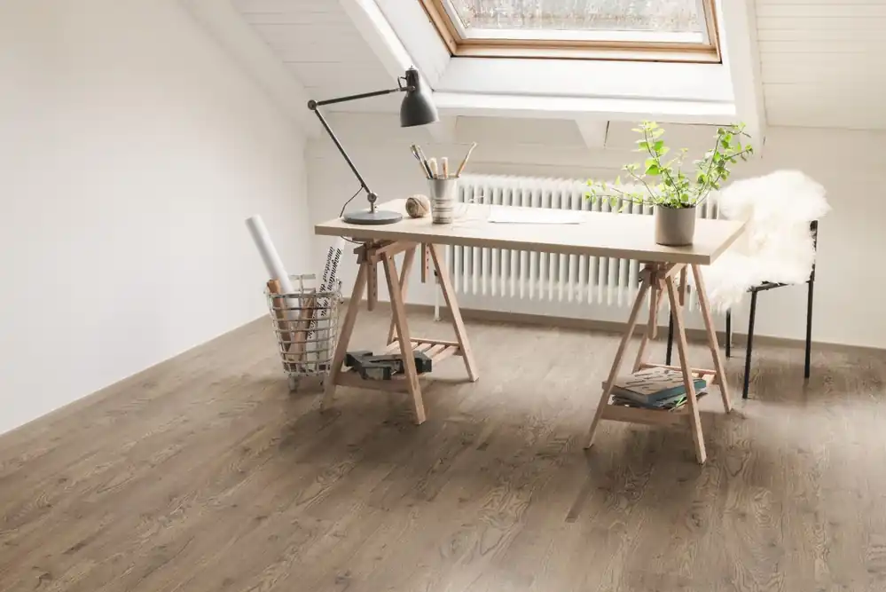 Bestseller Wunderwerk Laminat Eiche Kalmar braun 1-Stab Klick-Laminat