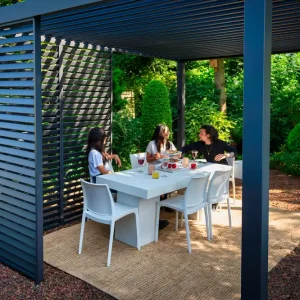 Pergola Mirador Lamellenwand Louver Wall für Classic111 anthrazit Wochenendangebot