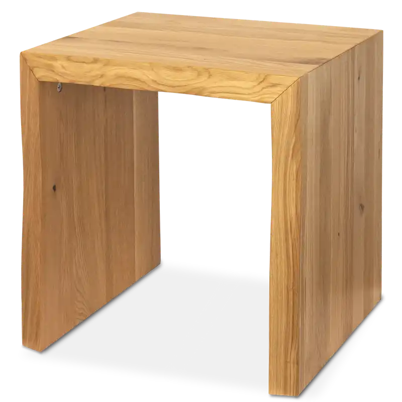 Top-Preis Massivholz Hocker/Bank aus Eiche mit Baumkante