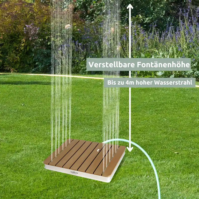 Begrenztes Angebot Bodendusche - Gartendusche WPC mit Zubehör