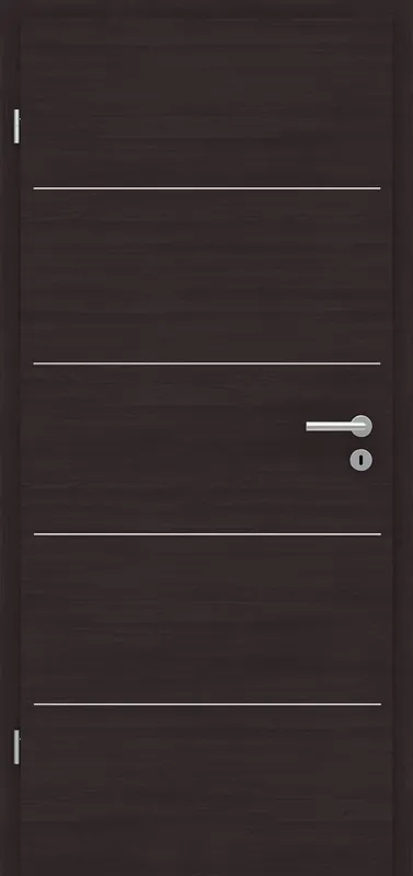 Saisonangebot Innentür Lisena 5 Accent Graphitgrau Quer CPL