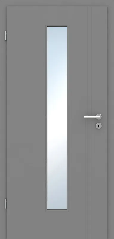 Preiswert Design-Innentür Grigio Linea 14-LA Grau