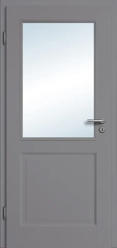 Geprüft Stil-Innentür Grigio Premium 8FS Grau