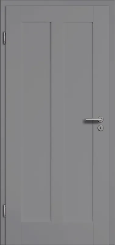Markenware Füllungs-Designtür Pur Design BS2 Grau