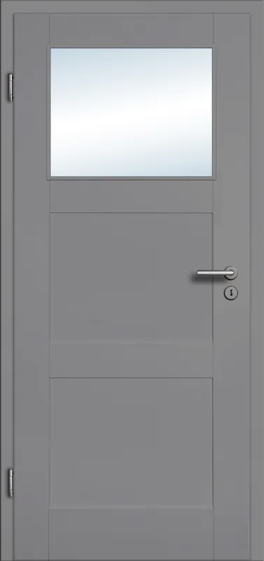 Billig Füllungs-Designtür Pur Design 3FS-LA1 Grau