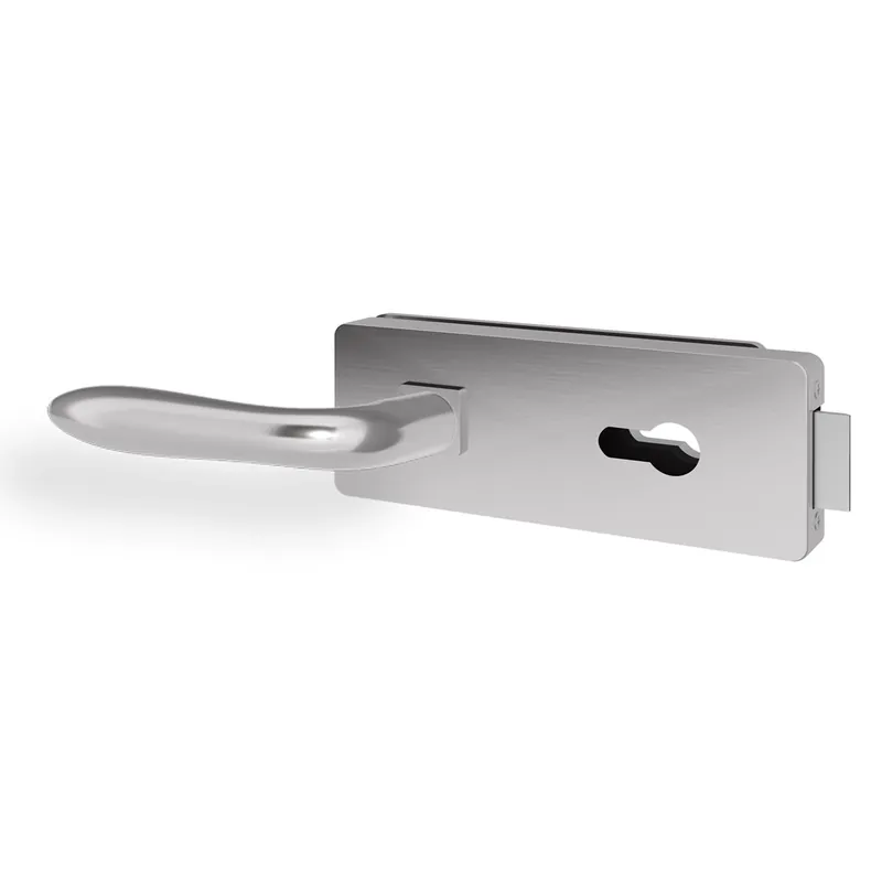 Glastürgriff Eleganto 5GS Edelstahl inkl. Set Bänder Highlight