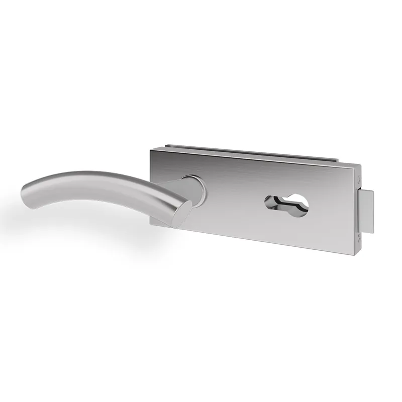 Markenprodukt Glastürgriff Eleganto 16GE Edelstahl inkl. Set Bänder