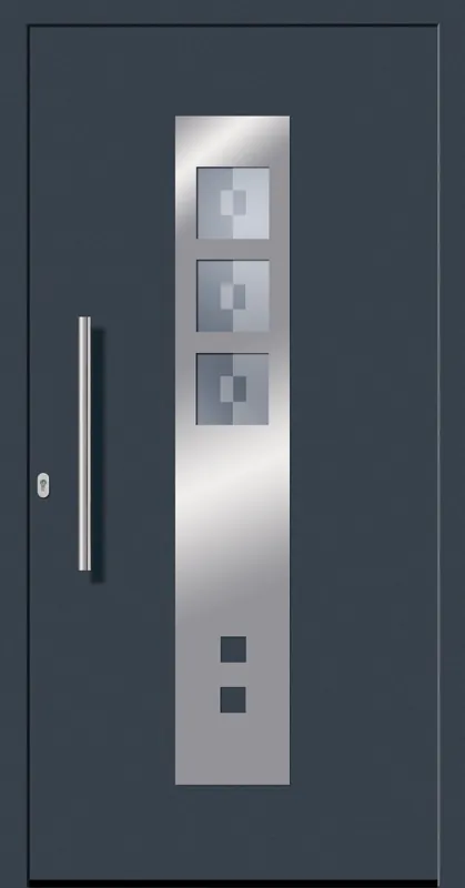 Finale Aktion SecuDoor Design 10620D-2 Kunststoffhaustür Anthrazit