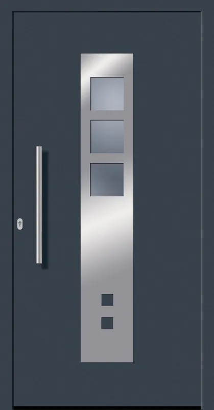 Abverkauf SecuDoor Design 10620D Kunststoffhaustür Anthrazit