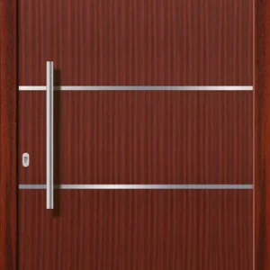 SecuDoor Design 10728D Kunststoffhaustür Mahagoni Abverkauf