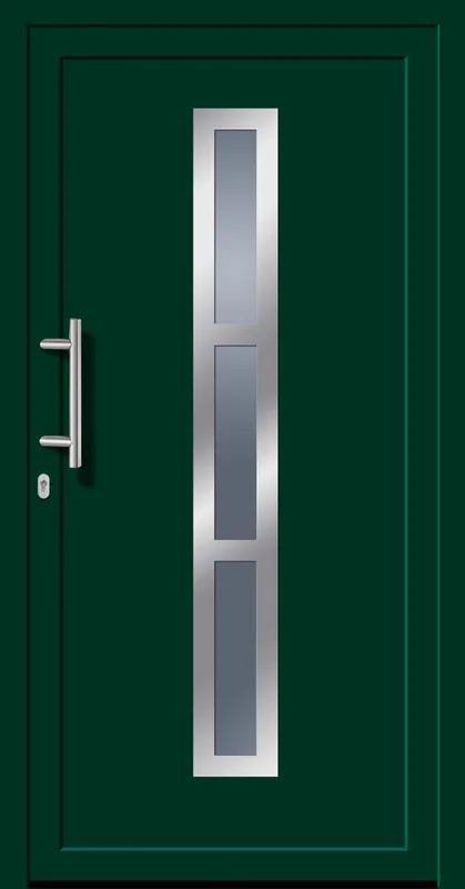 Wochenendangebot SecuDoor Exclusiv 10563E Kunststoffhaustür Dunkelgrün