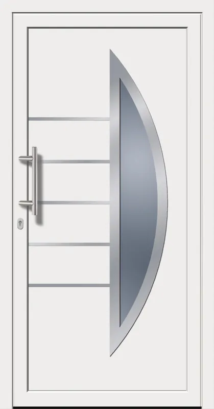 SecuDoor Exclusiv 10638E Kunststoffhaustür Weiß Rabatt