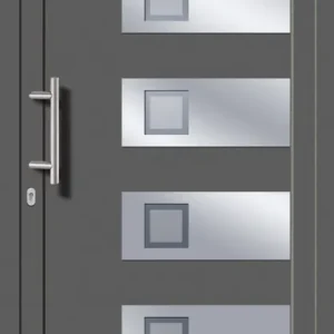 Neu SecuDoor Exclusiv 10805E-2 Kunststoffhaustür Basaltgrau